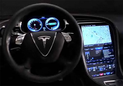 Tesla Model S Touch Screen