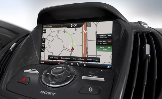 2013 Ford C-Max Energi Information Display